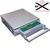 Intercomp CW250 100162-RFX 24x24x4 In Platform Scale 150 x 0.05 lb Intercomp CW250 100162-RF