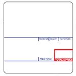 Detecto 1 Roll of Die-Cut 6600-3002 UPC Labels for DL1030/DL1030P/DL1060/DL1060P Printing Scale Detecto 1 Roll of Die-Cut