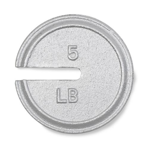 Troemner 9492T (30391659) Slotted Weight Avoirdupois Class F with Traceable Cert - 5 lb