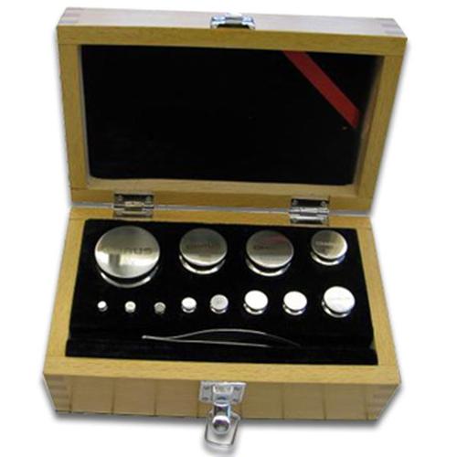 Ohaus 80850114 (212-16) Class 6 Calibration Mass Set,Stainless Steel 1g - 500 g