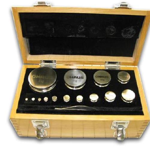 Ohaus 80850116 (238-16) Class 6 Calibration Mass Set,Stainless Steel 1g - 2000 g