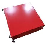 LP Scale LPMOVEBOX-2432-4PADS Moveable steel 24 x 32  packing box - 4 pads