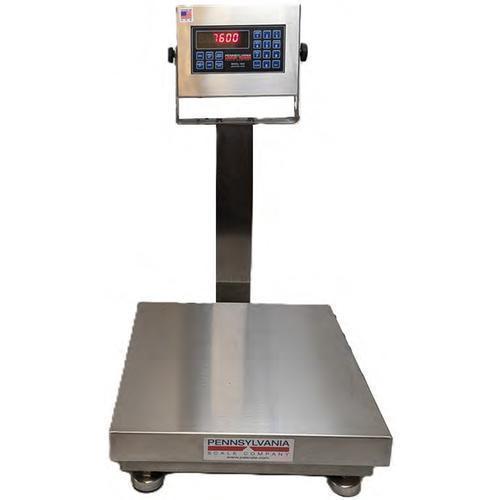 Pennsylvania Scale SS7600MAX-1616-100 16 x 16 in Washdown Legal for Trade Bench Scale 100 X 0.02 lb