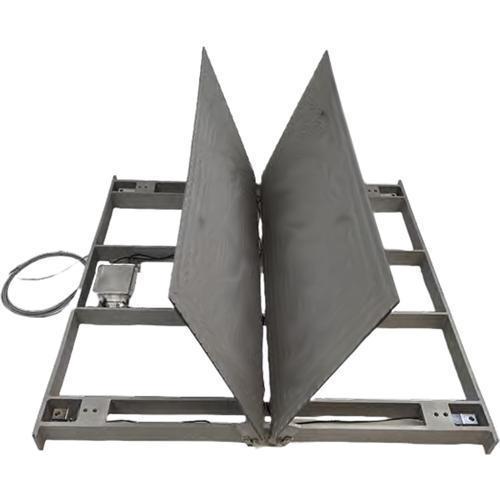 Pennsylvania Scale SS6600-6060-1KD-MAXLT Lift Top Stainless Steel  5 x 5 ft with Diamond Deck Plate 1000 lb  - Base Only